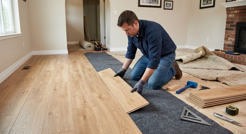 Laminate Floor Remodeling in Leesburg, VA