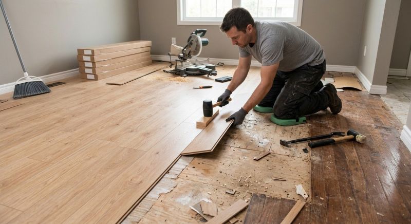 Laminate Floor Replacement in Great Falls, VA