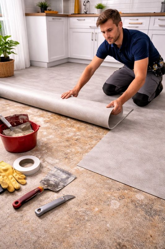 Linoleum Floor Installation in Great Falls, VA