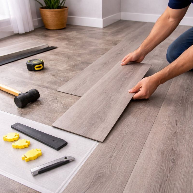 Luxury Vinyl Tile Installation in Bluemont, VA