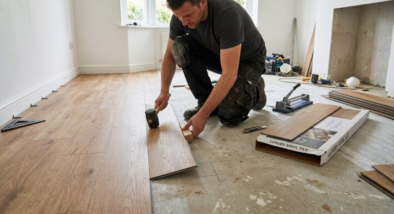 Luxury Vinyl Tile Installation in Loudoun County, VA