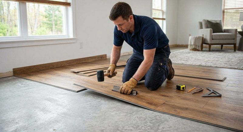Luxury Vinyl Tile Installation in Loudoun County, VA