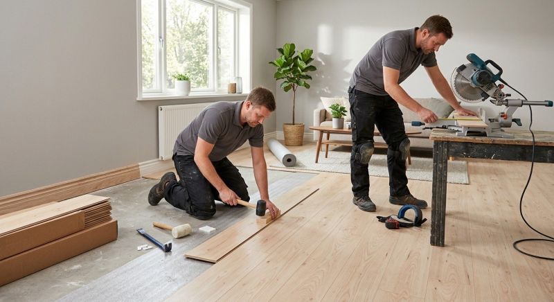 Plank Laminate Installation in Leesburg, VA