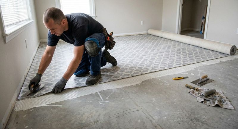 Sheet Flooring Installation in Damascus, MD