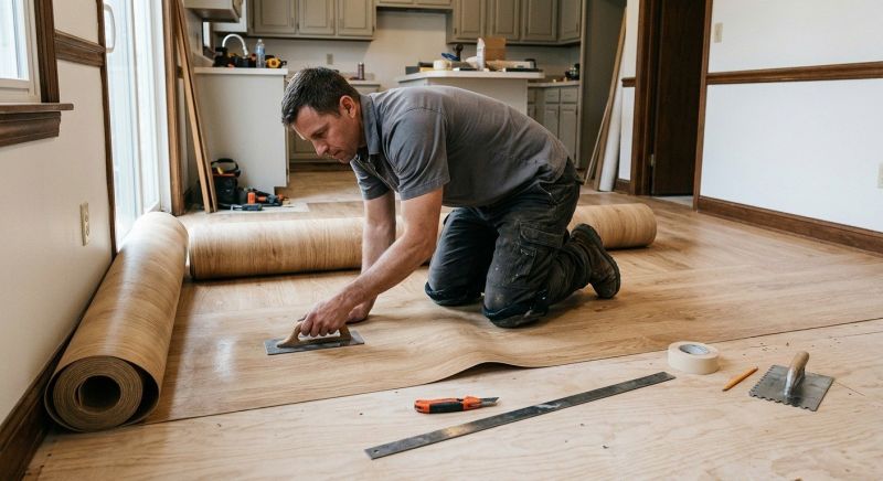 Sheet Flooring Installation in Poolesville, MD