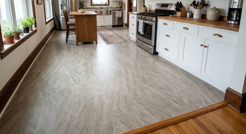 Sheet Linoleum Installation in Clarksburg, MD