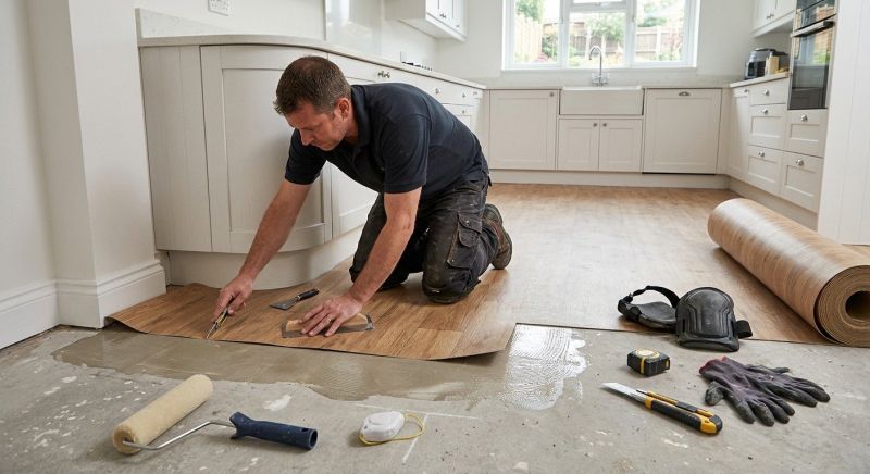 Sheet Linoleum Installation in Derwood, MD