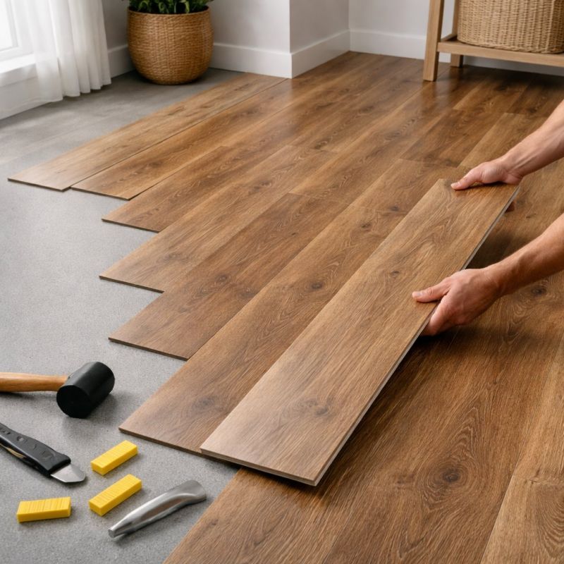 Vinyl Plank Floor Installation in Leesburg, VA