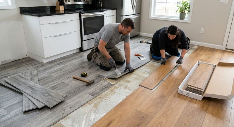Vinyl Tile Replacement in Leesburg, VA